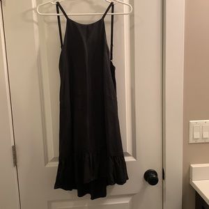 Stone Cold Fox | Black Ruffle Dress Backless Mini